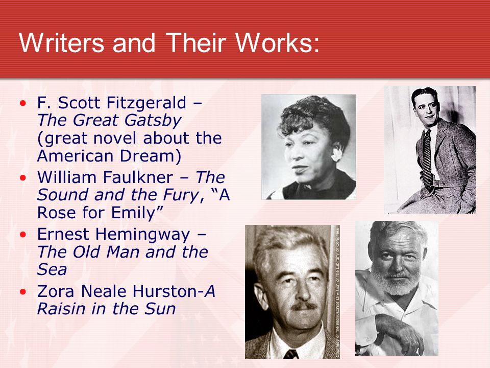 A comparison of works by ernest hemingway and f scott fitzgerald in literature